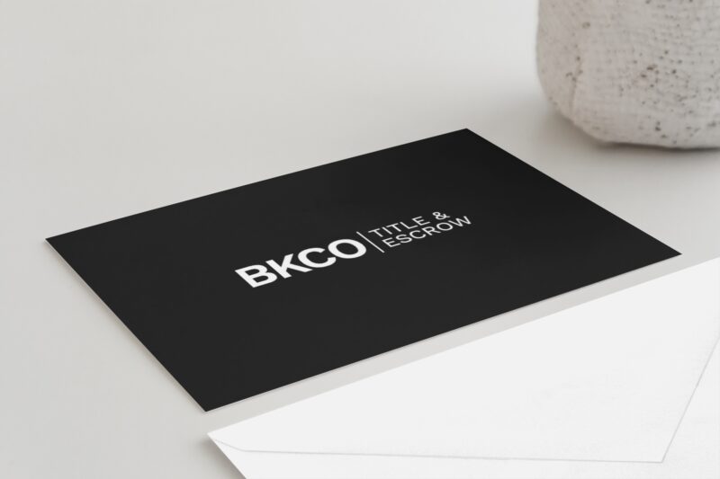 BKCO Title & Escrow 5x7 Greeting Cards