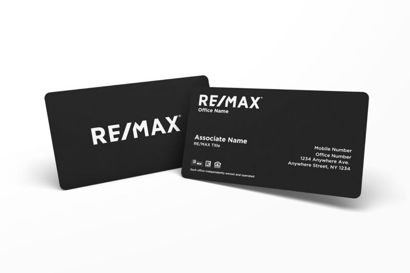 Black RE/MAX Business Card