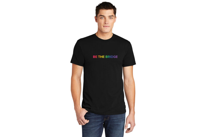 Be the Bridge Pride Logo | 100% Cotton T-Shirt