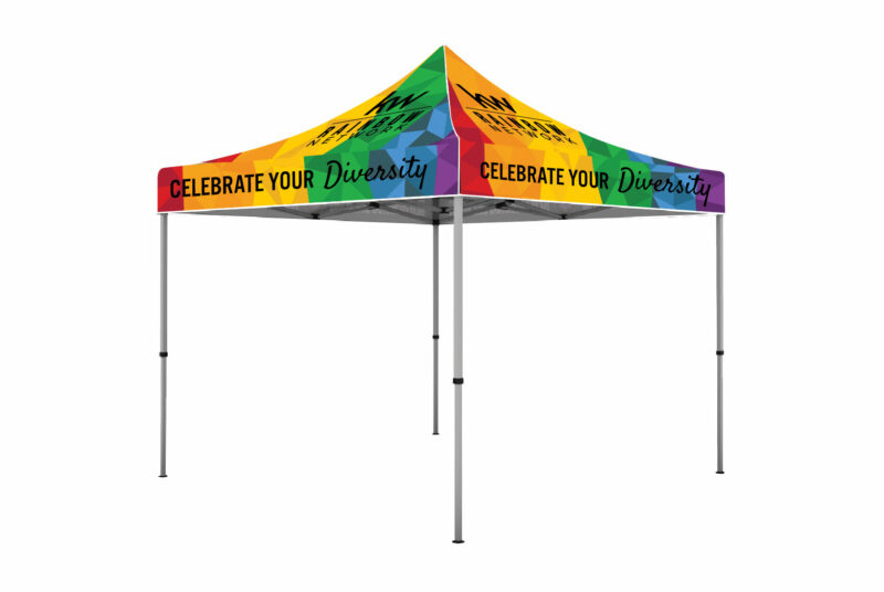 KW Rainbow Network | 10 ft. Aluminum Canopy Tent - Image 2