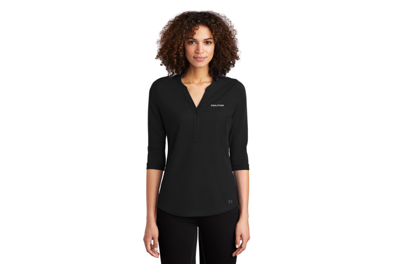 Coalition | OGIO® Ladies Jewel Henley