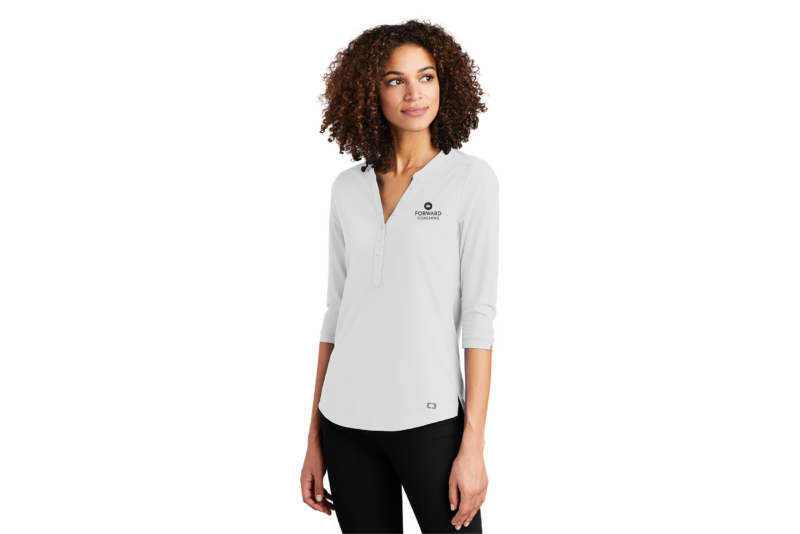 Forward Coaching | OGIO® Ladies Jewel Henley - Image 2
