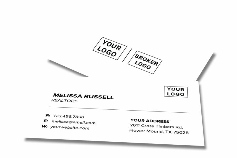 Simple White Business Card