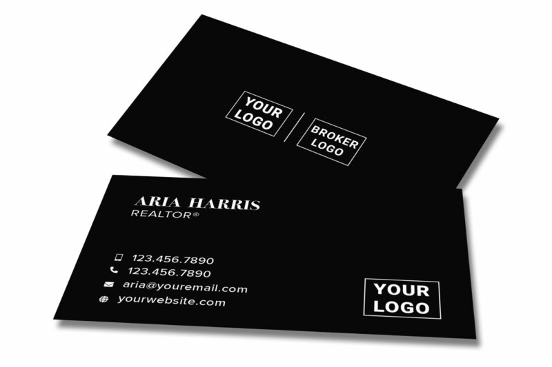 All Black Business Cards