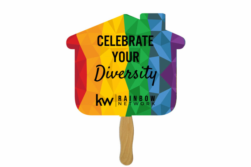 KW Rainbow Network | House Shaped Fan - Image 2