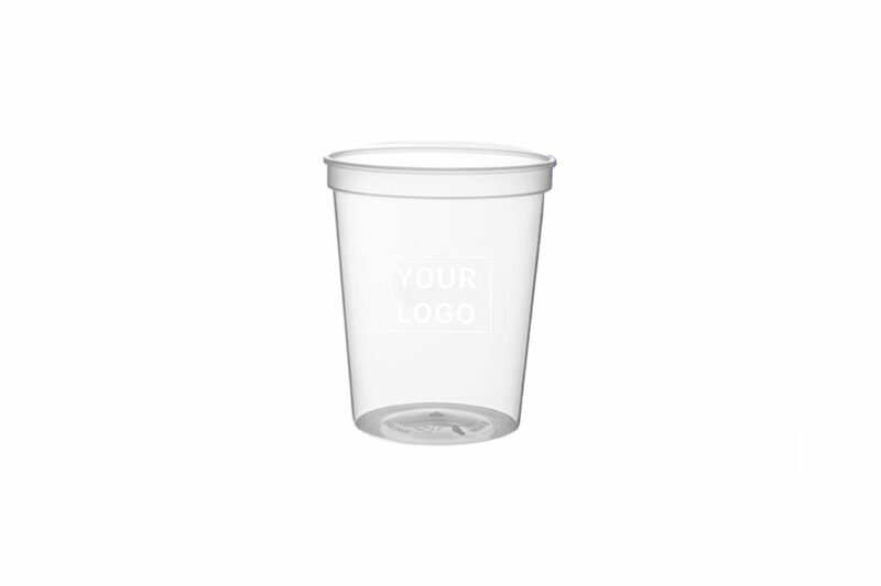 Bulk Order 16 oz. Translucent Plastic Stadium Cup - Image 2