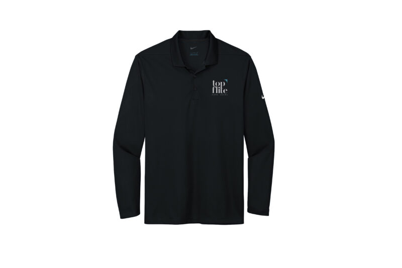 Top Flite Home Loans | Nike Mens Long Sleeve Polo | Colors Available - Image 2