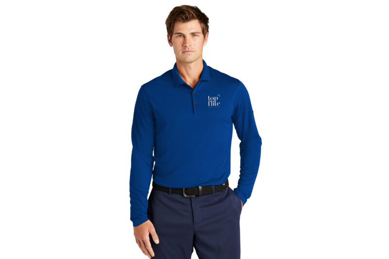 Top Flite Home Loans | Nike Mens Long Sleeve Polo | Colors Available - Image 3
