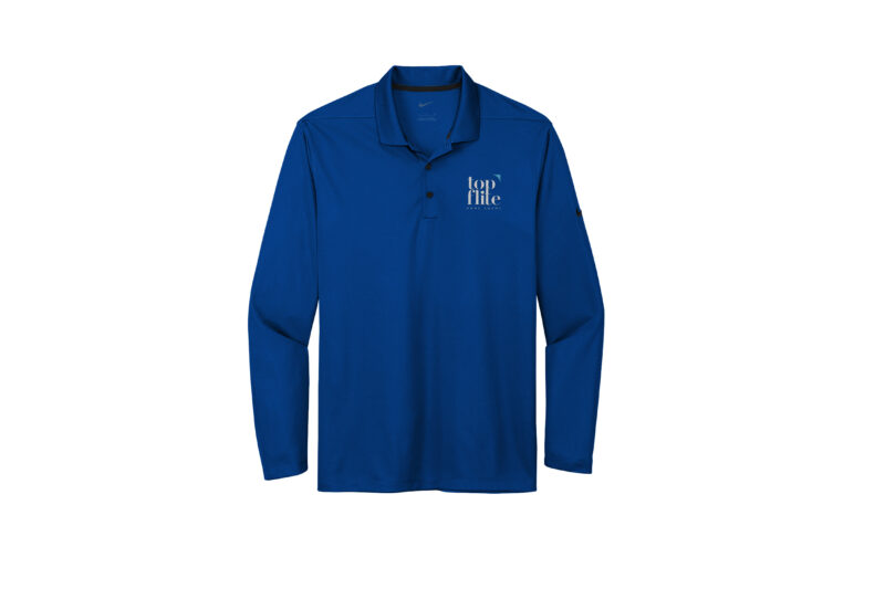 Top Flite Home Loans | Nike Mens Long Sleeve Polo | Colors Available - Image 4