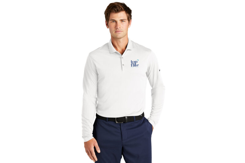 Top Flite Home Loans | Nike Mens Long Sleeve Polo | Colors Available - Image 7