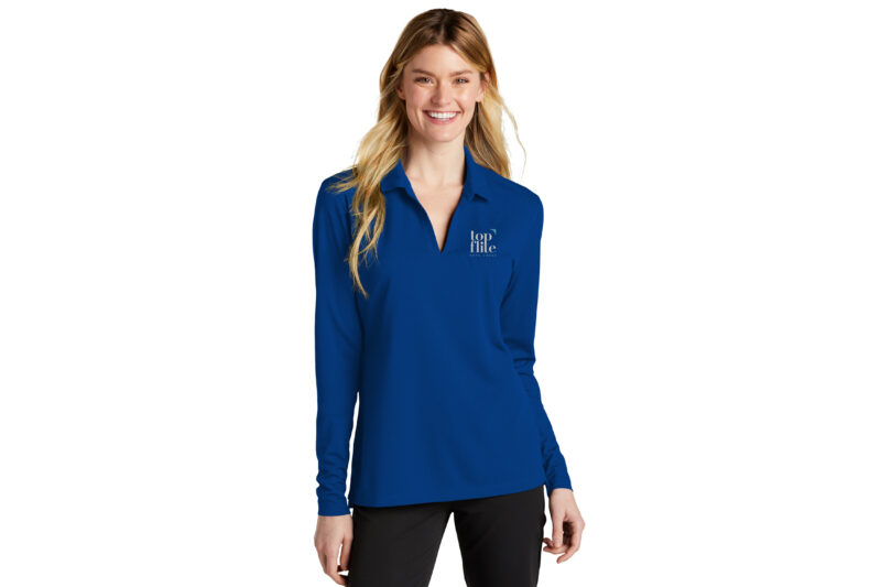 Top Flite Home Loans | Nike Ladies Long Sleeve Polo | Colors Available - Image 5