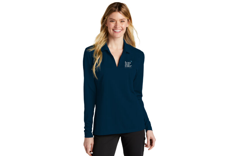 Top Flite Home Loans | Nike Ladies Long Sleeve Polo | Colors Available - Image 3