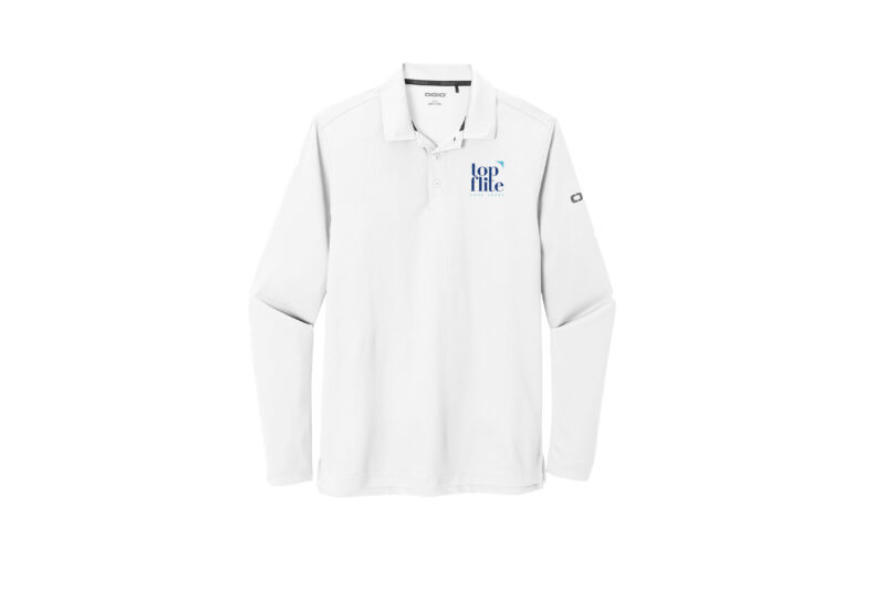 Top Flite Home Loans | OGIO® Long Sleeve Mens Polos | Colors Available - Image 4