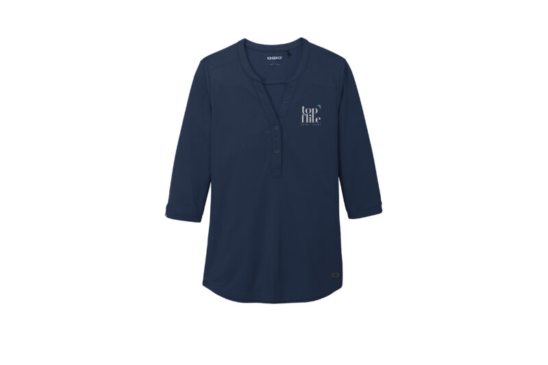 Top Flite Home Loans | OGIO® Ladies Jewel Henley | Colors Available - Image 6