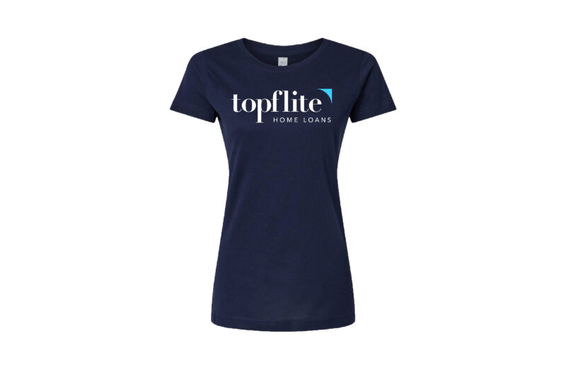 Top Flite Home Loans | Women's Fine Jersey Tee | Colors Available - Image 3