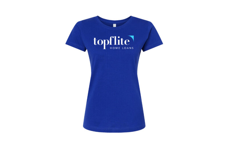 Top Flite Home Loans | Women's Fine Jersey Tee | Colors Available - Image 2