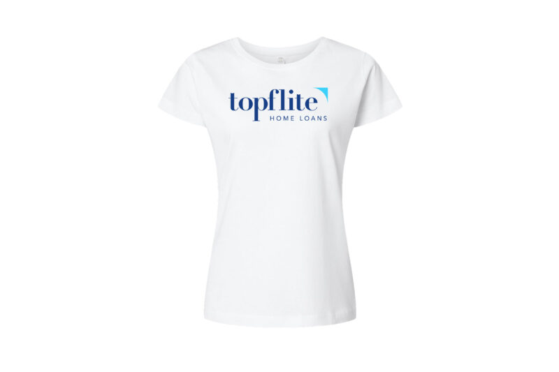 Top Flite Home Loans | Women's Fine Jersey Tee | Colors Available - Image 4