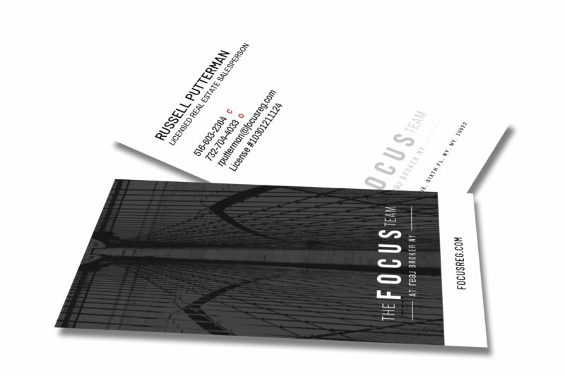 The Focus Team Spot UV Business Card (Bridge)
