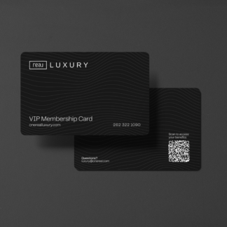 Real | Luxury VIP Membership Card (Set of 10)