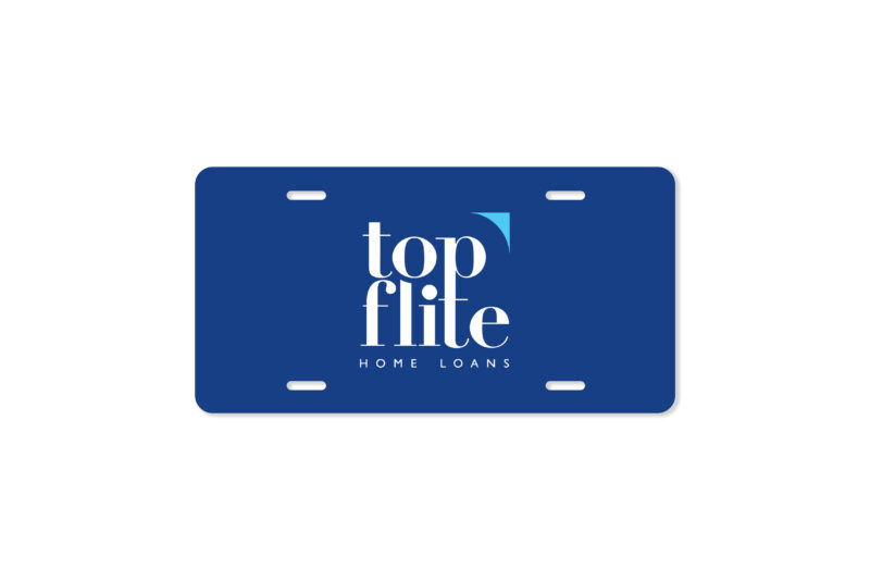 Top Flite Home Loans | License Plate