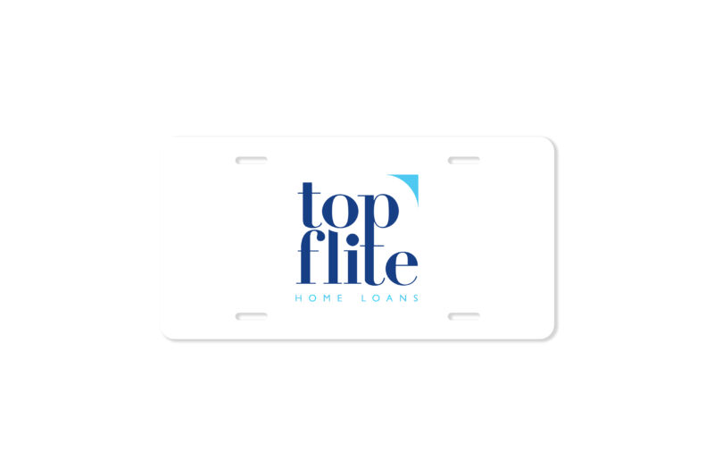 Top Flite Home Loans | License Plate - Image 2