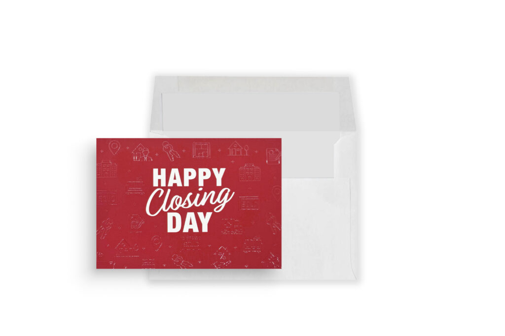 Keller Williams | Happy Closing Day Spot UV Greeting Card