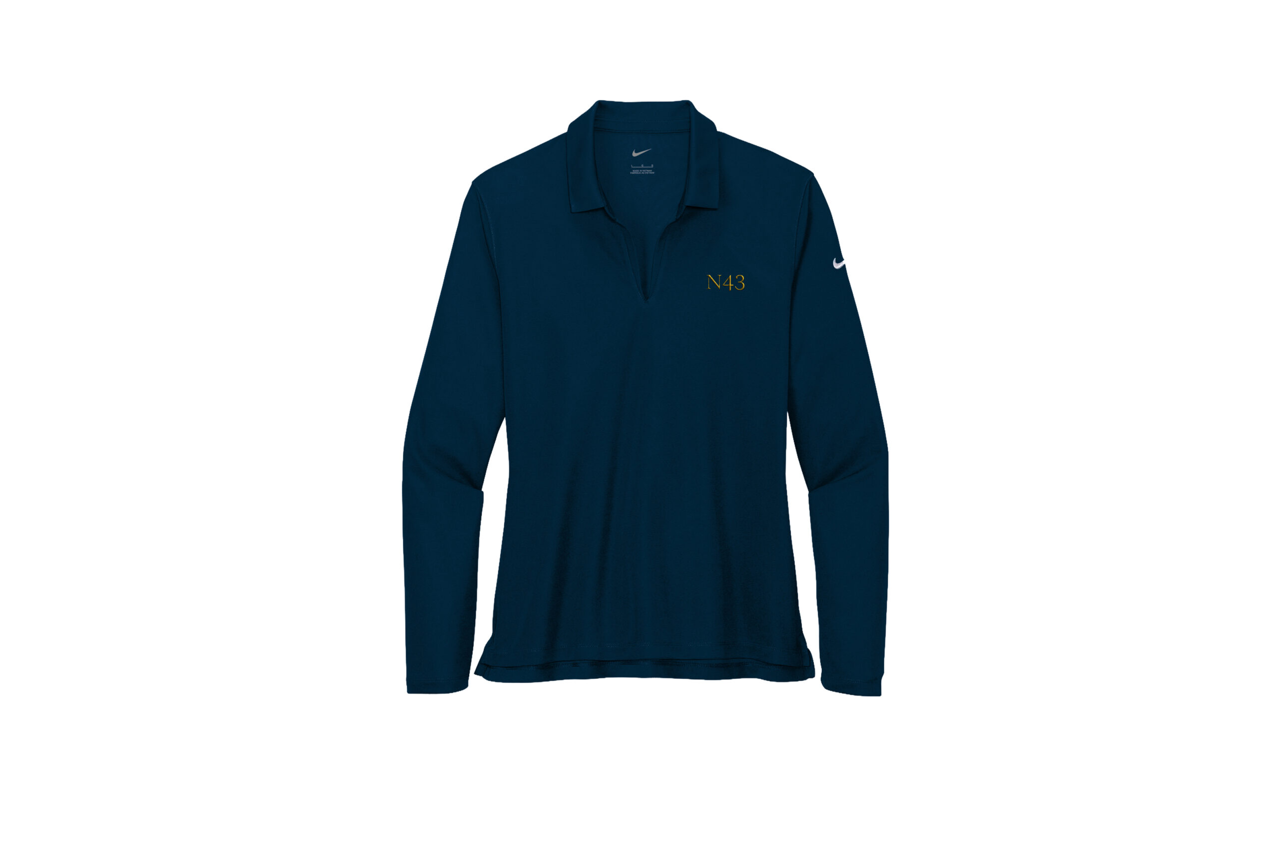 N43 | Nike Ladies Long Sleeve Polo - Image 2